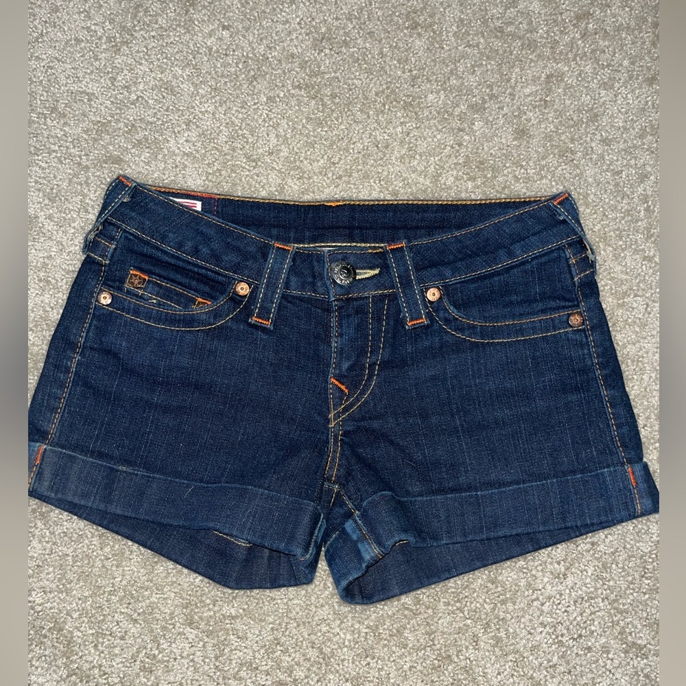 True Religion denim shorts size 27